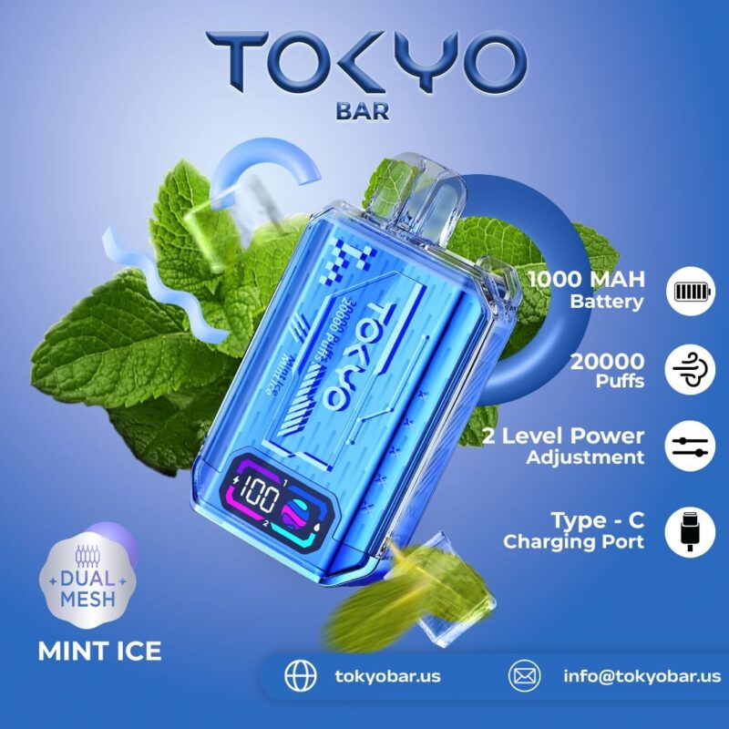 Tokyo Bar 20000 Puffs Disposable Vape 50mg In Uae Vape Shop Dubai Disposable Vape Dubai Uae 5