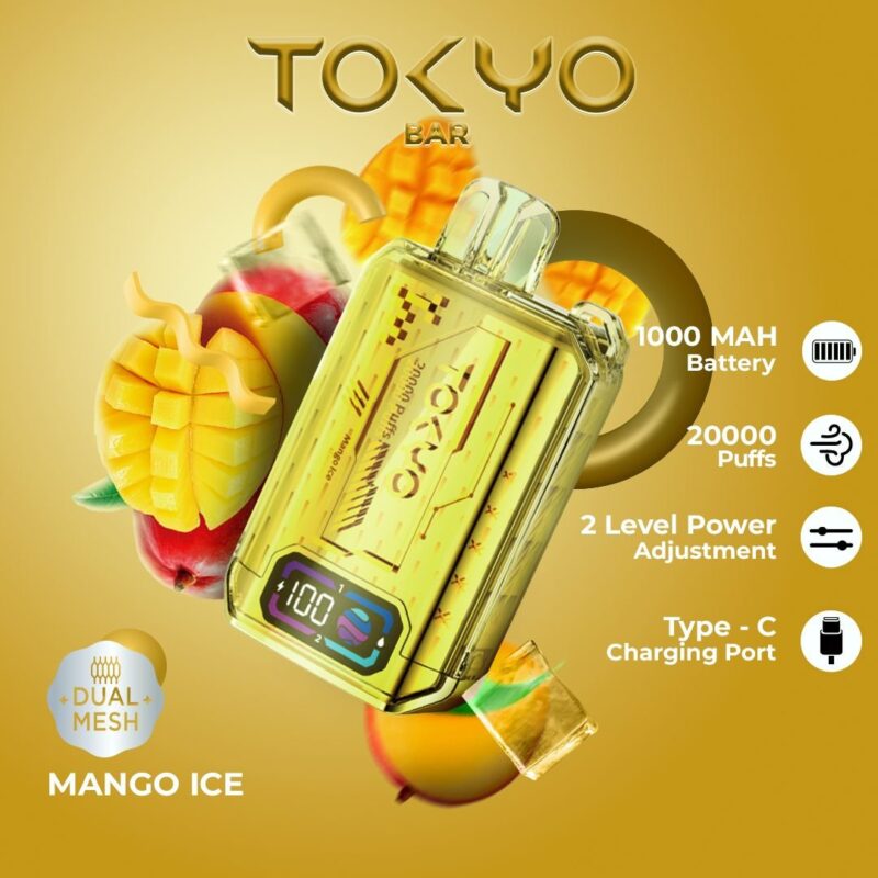 Tokyo Bar 20000 Puffs Disposable Vape 50mg In Uae Vape Shop Dubai Disposable Vape Dubai Uae 7