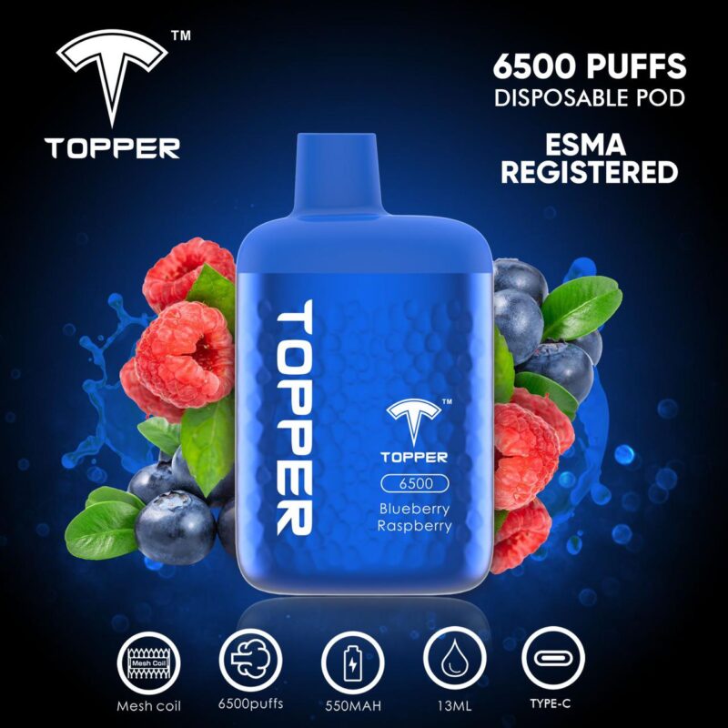 Topper Disposable Vape 6500 Puffs Best In Uae Dubaivapehubcom Vape Shop Dubai Disposable Vape Dubai Uae 2