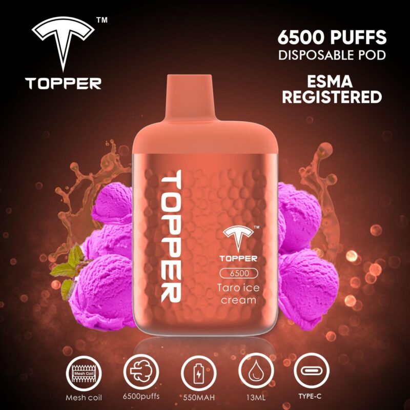 Topper Disposable Vape 6500 Puffs Best In Uae Dubaivapehubcom Vape Shop Dubai Disposable Vape Dubai Uae 6