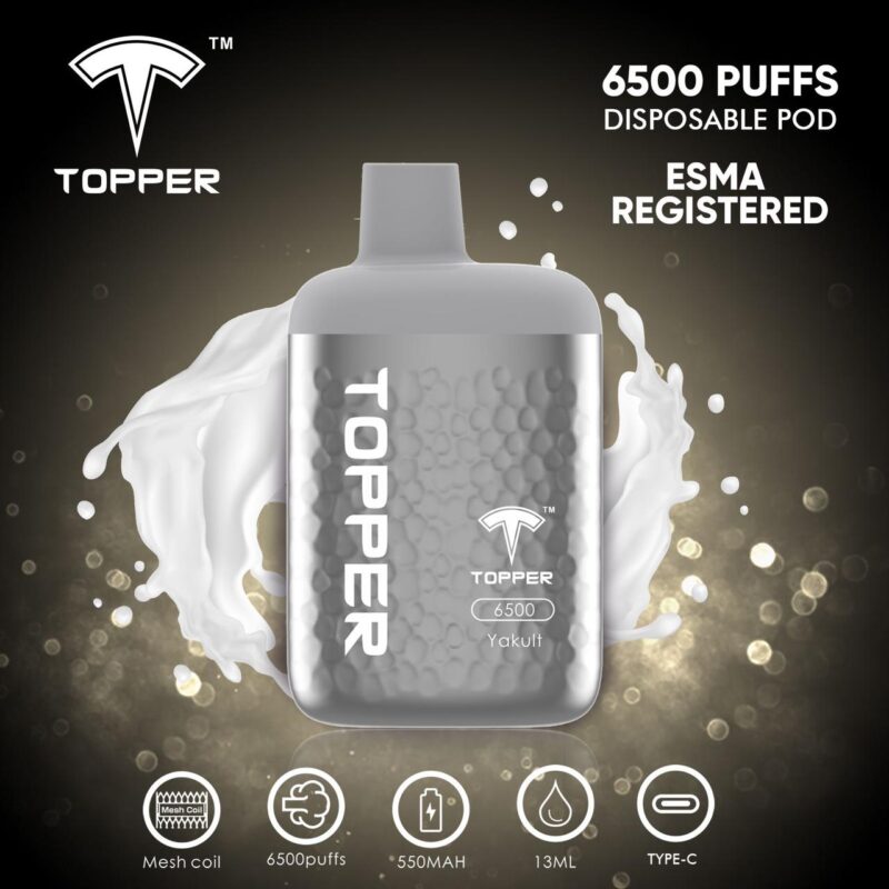 Topper Disposable Vape 6500 Puffs Best In Uae Dubaivapehubcom Vape Shop Dubai Disposable Vape Dubai Uae 7