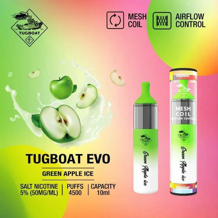 Tugboat Evo 4500 Puffs Disposable Vape Best In Uae Vape Shop Dubai Disposable Vape Dubai Uae 10