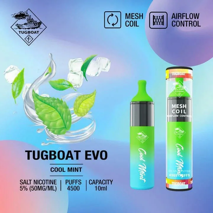 Tugboat Evo 4500 Puffs Disposable Vape Best In Uae Vape Shop Dubai Disposable Vape Dubai Uae 12