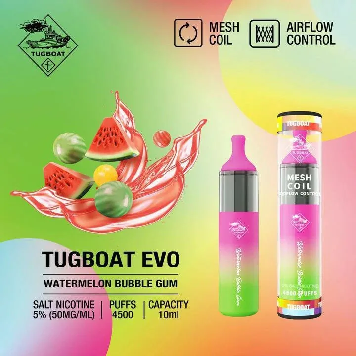 Tugboat Evo 4500 Puffs Disposable Vape Best In Uae Vape Shop Dubai Disposable Vape Dubai Uae 14