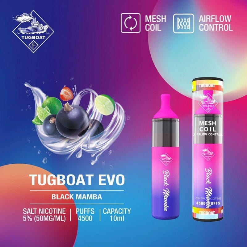 Tugboat Evo 4500 Puffs Disposable Vape Best In Uae Vape Shop Dubai Disposable Vape Dubai Uae 18