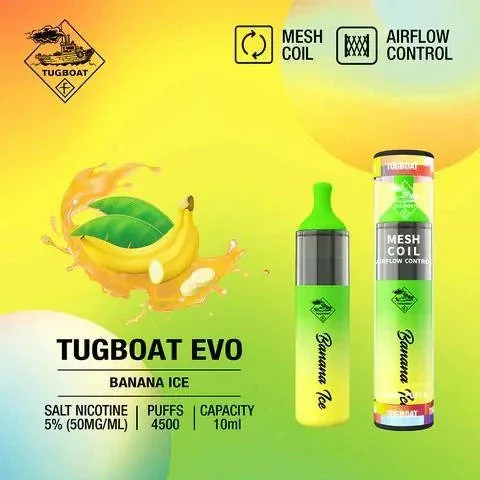 Tugboat Evo 4500 Puffs Disposable Vape Best In Uae Vape Shop Dubai Disposable Vape Dubai Uae 2