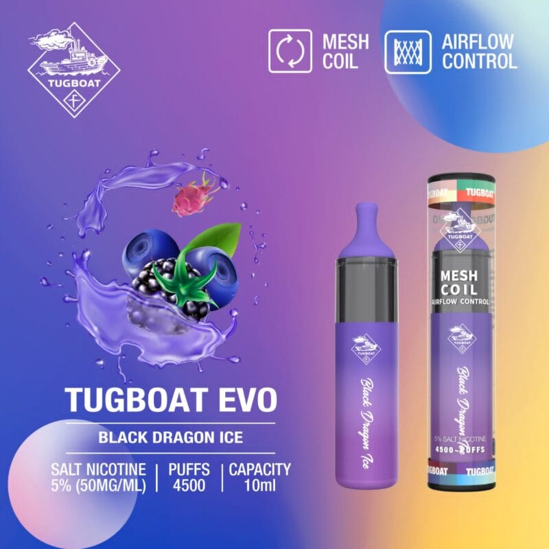 Tugboat Evo 4500 Puffs Disposable Vape Best In Uae Vape Shop Dubai Disposable Vape Dubai Uae 23