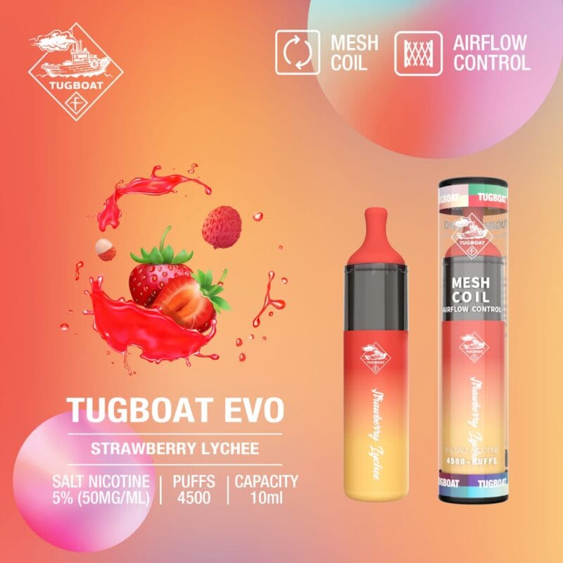 Tugboat Evo 4500 Puffs Disposable Vape Best In Uae Vape Shop Dubai Disposable Vape Dubai Uae 24