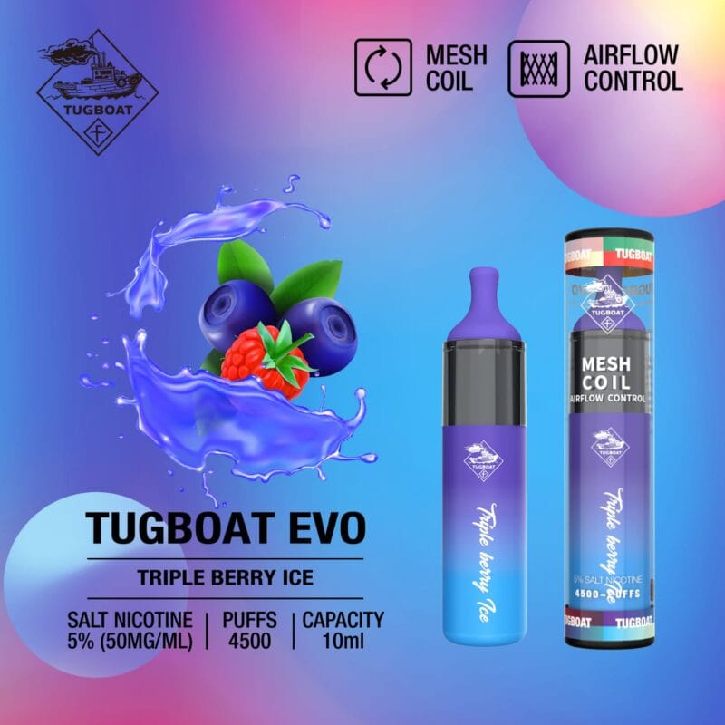 Tugboat Evo 4500 Puffs Disposable Vape Best In Uae Vape Shop Dubai Disposable Vape Dubai Uae 27