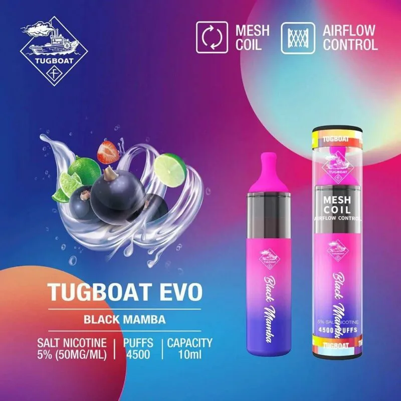 Tugboat Evo 4500 Puffs Disposable Vape Best In Uae Vape Shop Dubai Disposable Vape Dubai Uae 5