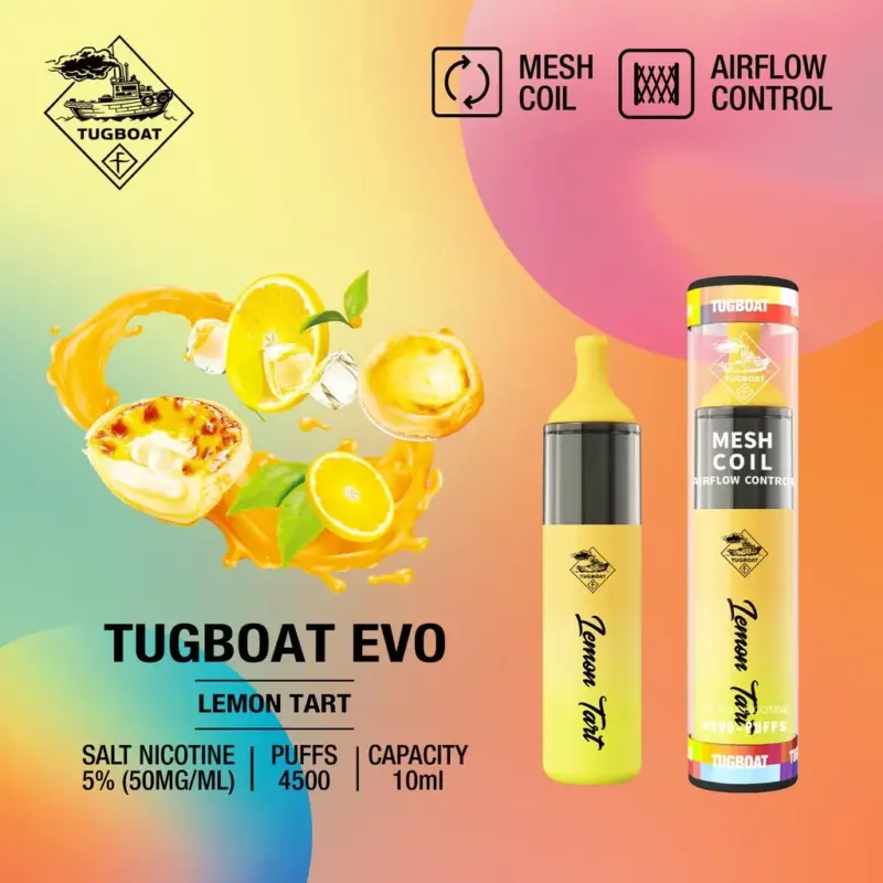 Tugboat Evo 4500 Puffs Disposable Vape Best In Uae Vape Shop Dubai Disposable Vape Dubai Uae 9