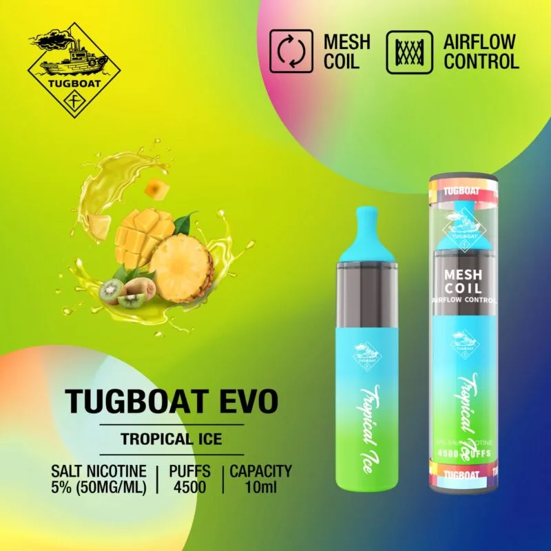 Tugboat Evo 4500 Puffs Disposable Vape In Uae Vape Shop Dubai Disposable Vape Dubai Uae 14