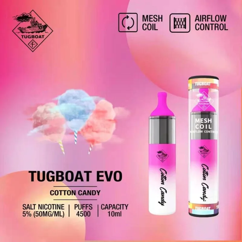 Tugboat Evo 4500 Puffs Disposable Vape In Uae Vape Shop Dubai Disposable Vape Dubai Uae 9