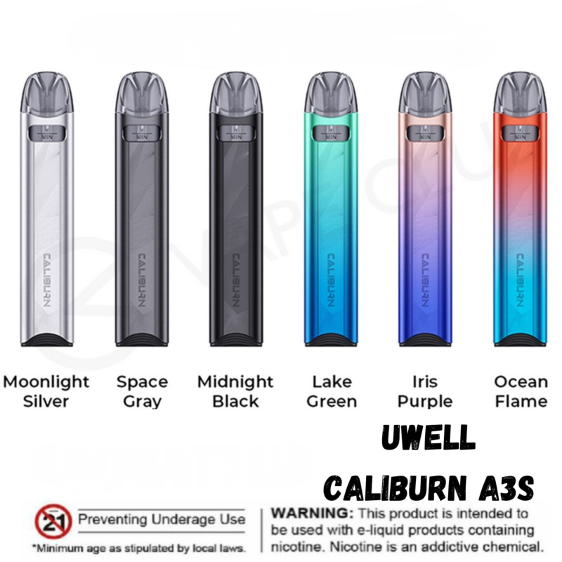 Uwell Caliburn A3s Pod System Vape Kit Best In Uae Vape Shop Dubai Disposable Vape Dubai Uae