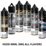 Vgod 60ml 3mg E Juice For Vape Best In Uae