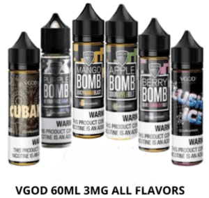 Vgod 60ml 3mg E Juice For Vape Best In Uae