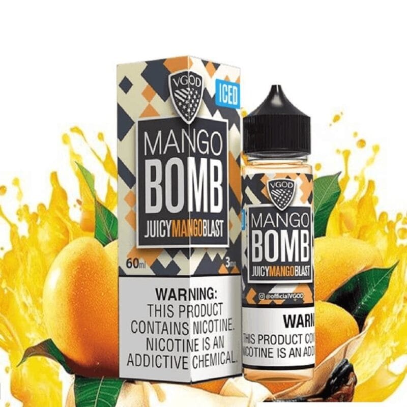 Vgod Iced Mango Bomb 60ml 3mg E Liquid In Uae Vape Shop Dubai Disposable Vape Dubai Uae