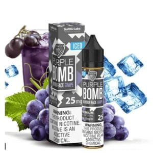 Vgod Iced Purple Bomb 30ml Saltnic E Liquid