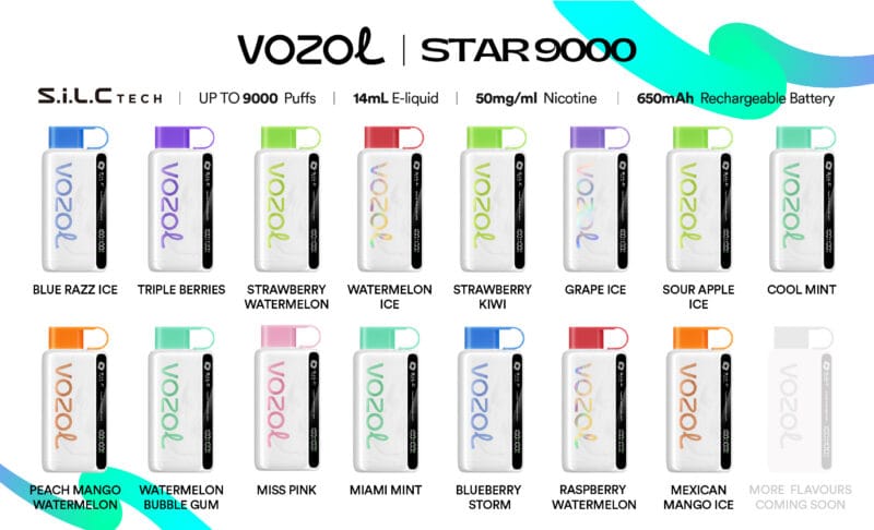 Vozol Star 12000 Puffs Disposable Vape