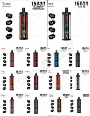 Yuoto Digi 15000 Puffs Duel Mesh Disposable Vape Best Price Dubiavapehubcom Vape Shop Dubai Disposable Vape Dubai Uae