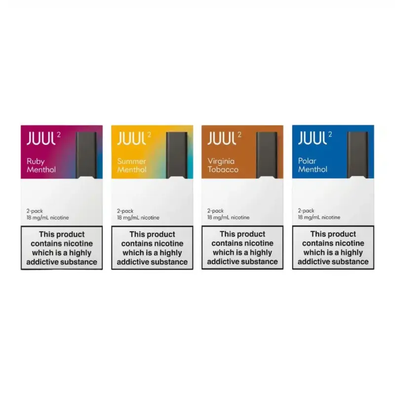 Juul 2 Pods 18mg All FLavors Best In UAE