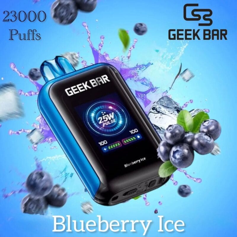 Geek Bar 23000 Puffs Disposable Vape- Blueberry Ice