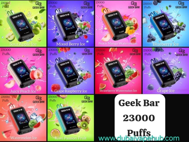 Geek Bar 23000 Puffs Disposable Vape