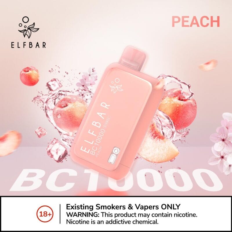 Elf Bar BC 10000 Puffs Disposable Vape- Peach