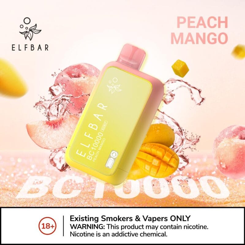 Elf Bar BC 10000 Puffs Disposable Vape- Peach Mango