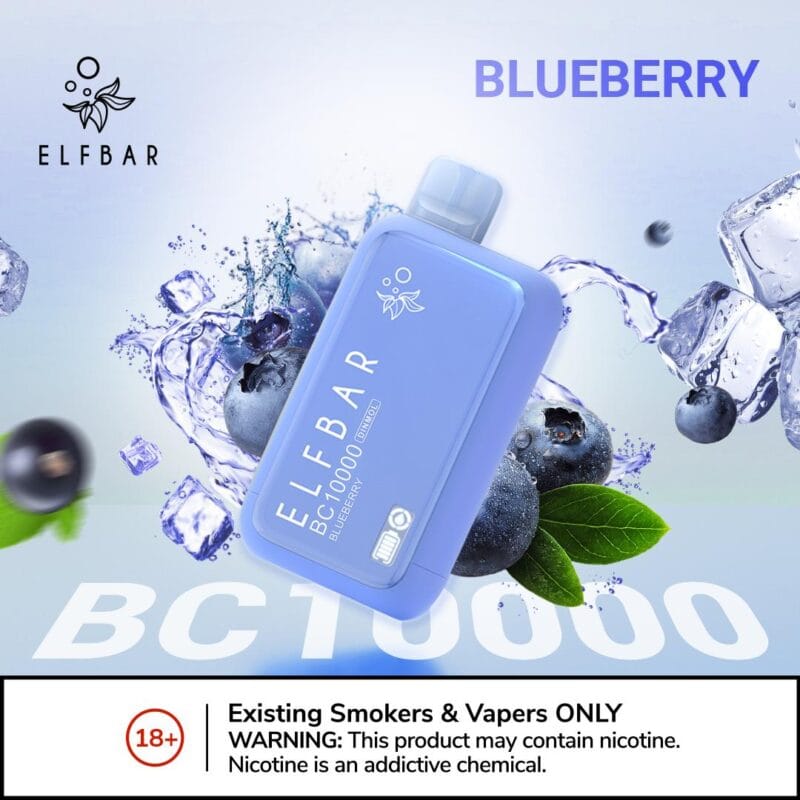 Elf Bar BC 10000 Puffs Disposable Vape- Blueberry