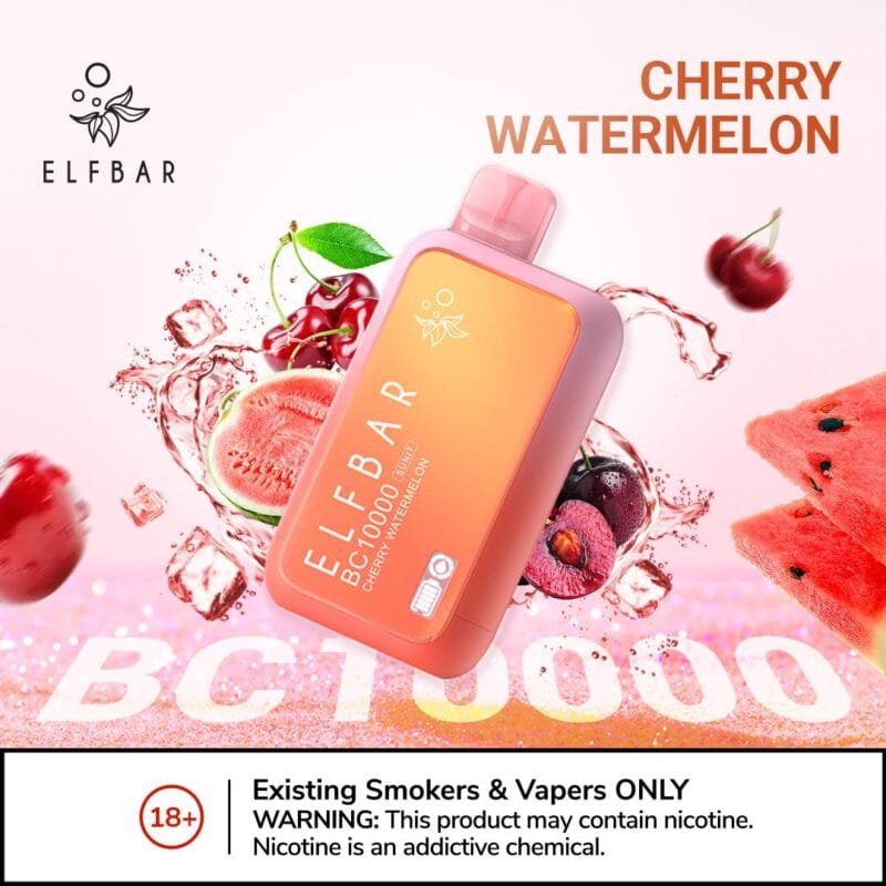 Elf Bar BC 10000 Puffs Disposable Vape- Cherry Watermelon