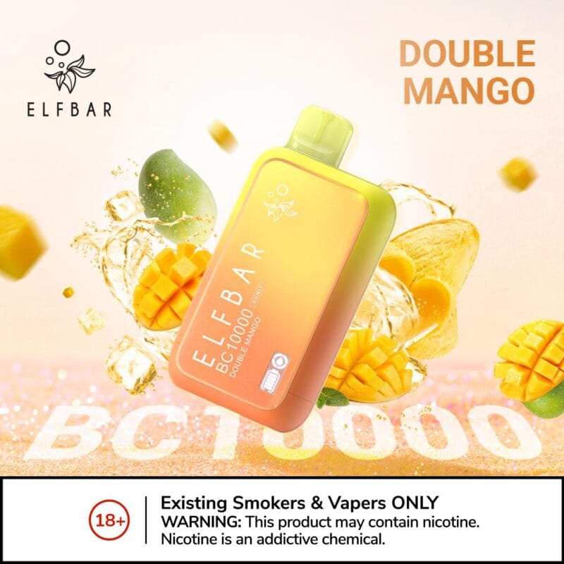 Elf Bar BC 10000 Puffs Disposable Vape- Double Mango