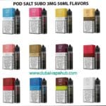 Pod Salt Subo E-liquid 50ml 3mg