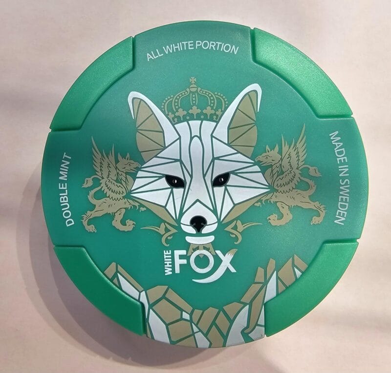 White Fox Nicotine Pouches- Double Mint