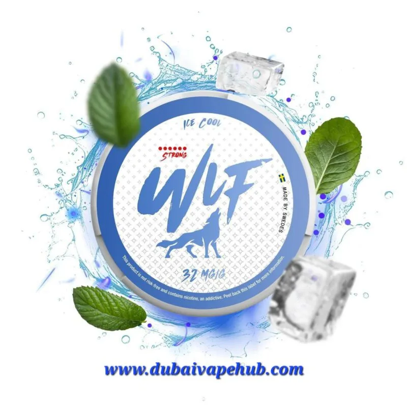 WTF Nicotine Pouches 32mg Nicotine- Ice Cool