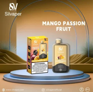 Silvaper 15000 Puffs Disposable Vape Mango Passion Fruit