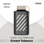 Shop VOZOL Gear 10000 Puffs Cream Tobacco