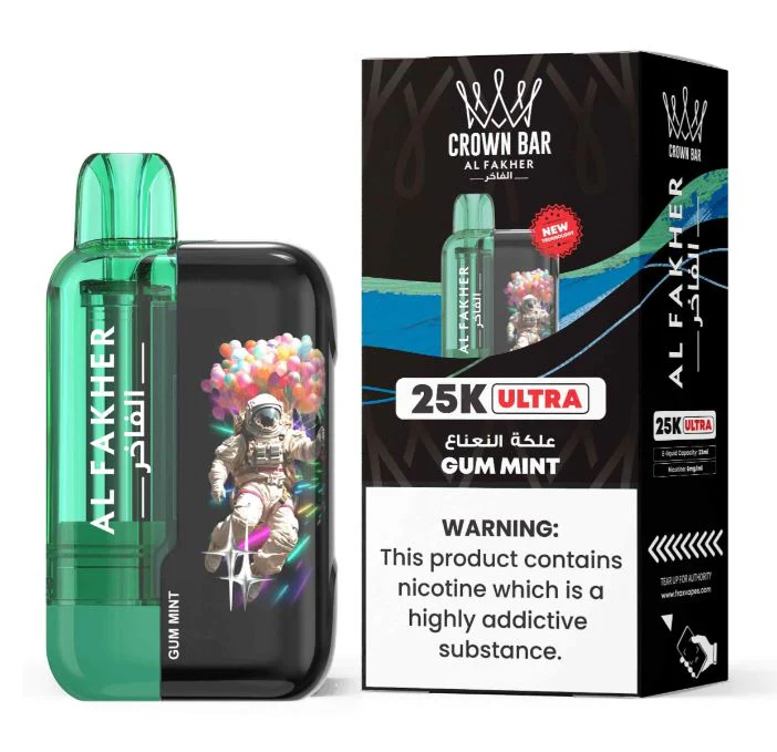 Al-Fakher-Ultra-25000-Puffs-Gum-Mint.webp Al Fakher Ultra 25000 Puffs Gum Mint in Dubai UAE - Image 1