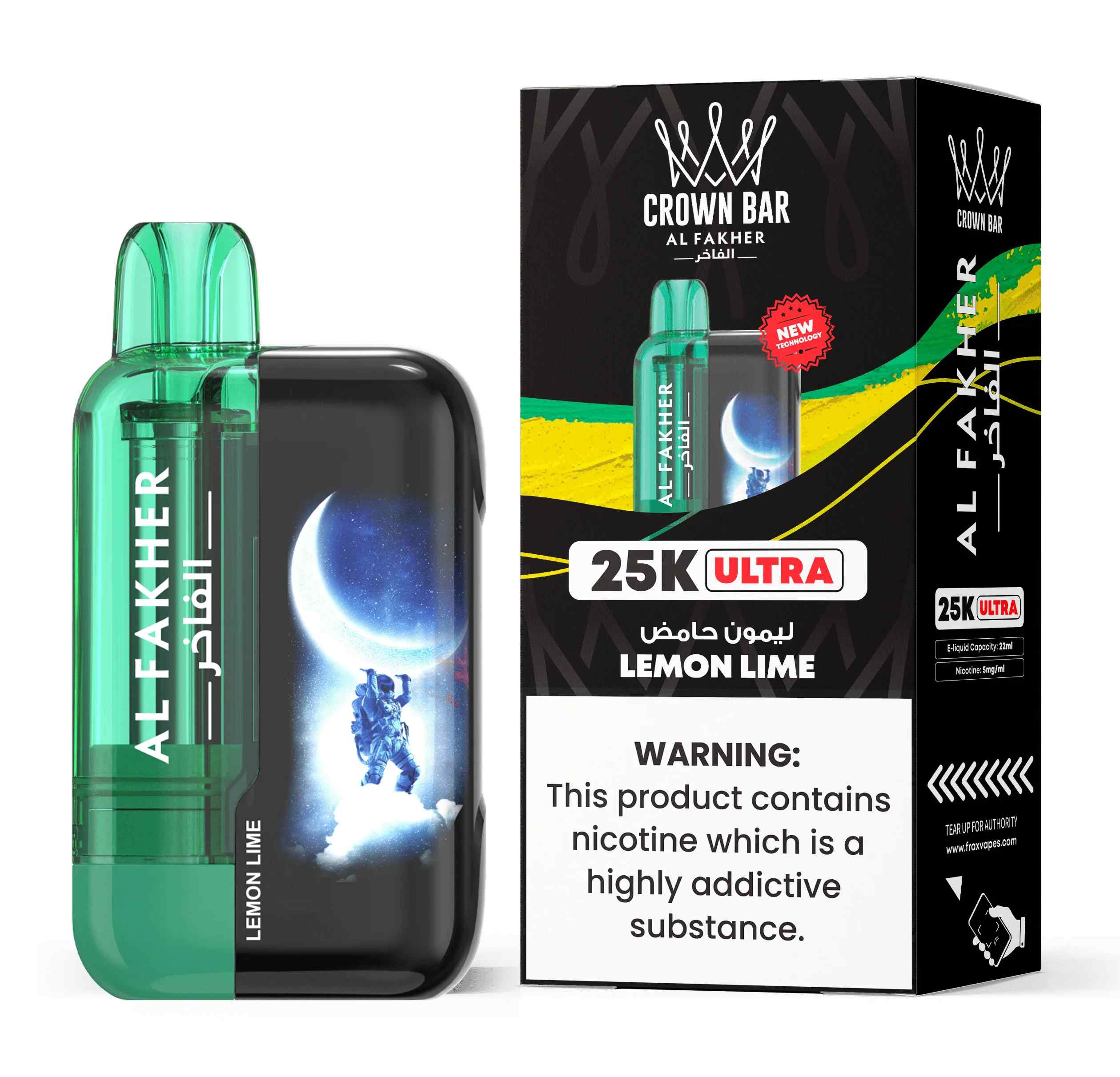 Al-Fakher-Ultra-25000-Puffs-Lemon-Lime-uae.jpg Al Fakher Ultra 25000 Puffs Lemon Lime in Dubai UAE - Image 1