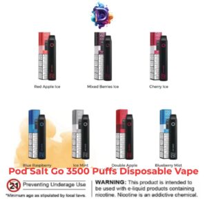 Pod Salt Go 3500 Puffs Disposable Vape in UAE