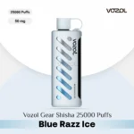 Vozol Gear Shisha 25000 Puffs Blue Razz Ice