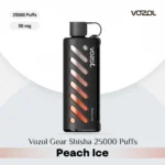 Vozol Gear Shisha 25000 Puffs Peach Ice