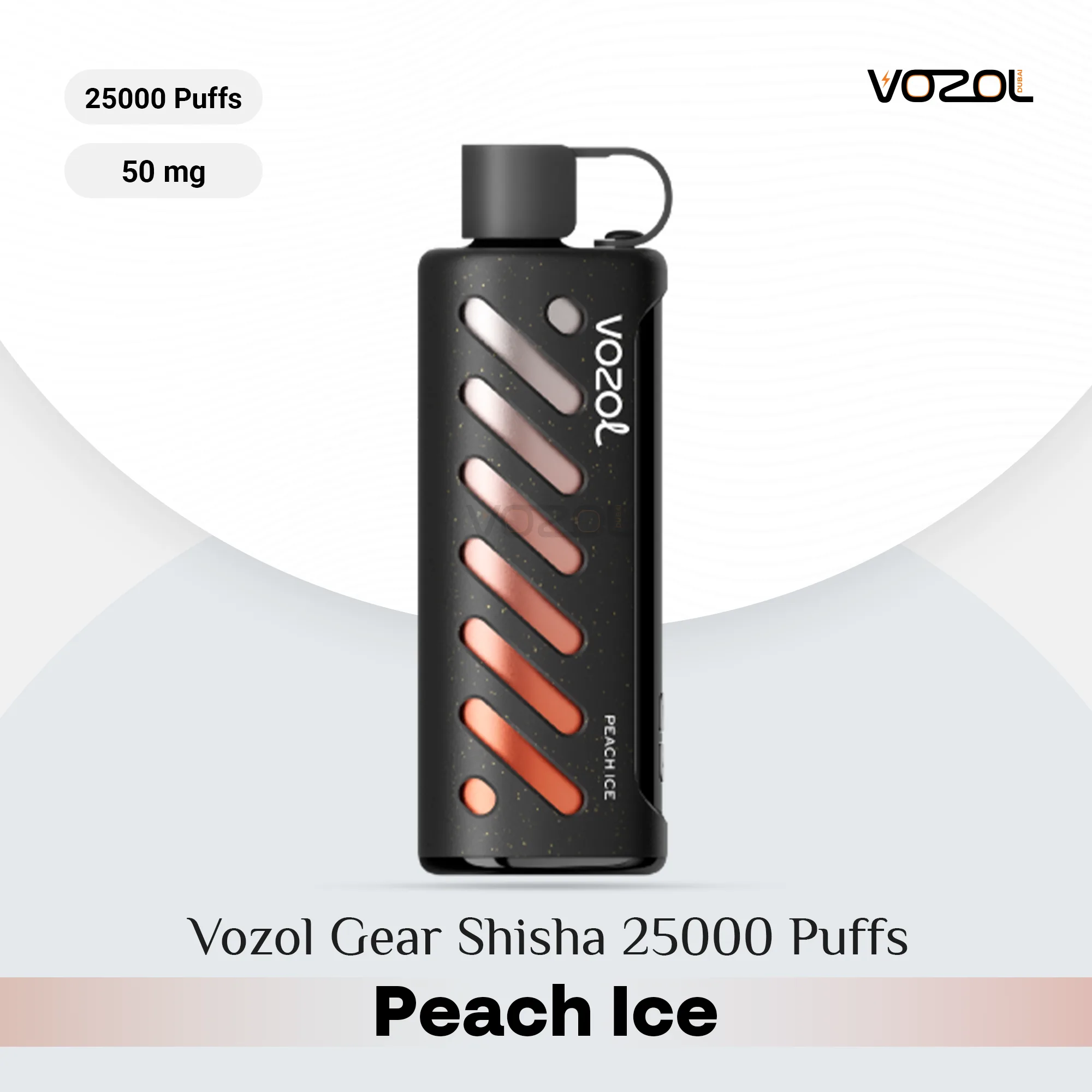 Vozol Gear Shisha 25000 Puffs Peach Ice Vozol Gear Shisha 25000 Puffs Peach Ice