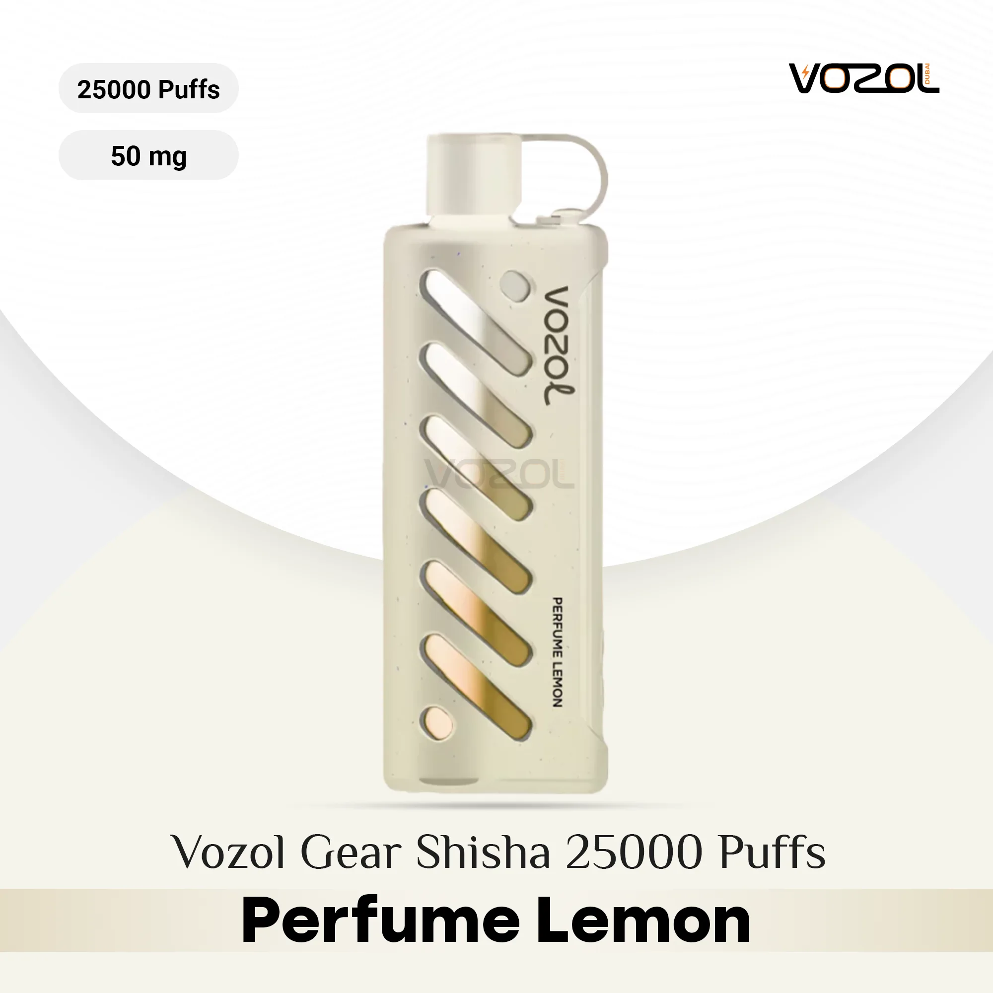 Vozol-Gear-Shisha-25000-Puffs-Perfume-Lemon Vozol Gear Shisha 25000 Puffs Perfume Lemon in Dubai UAE - Image 1