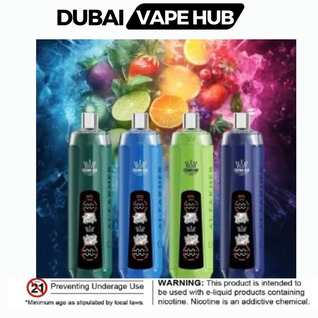AL FAKHER Crystal 8000 Puffs Dubai AL FAKHER Crystal 8000 Puffs