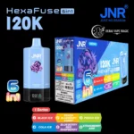 JNR HexaFuse 120K Puffs 6in1 Puffs Disposable Vape In Dubai UAE - Image 4