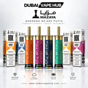 Mazaya Deep Cloud Shisha 80000 Puffs Disposable Vape In Dubai UAE